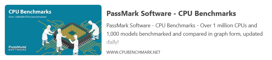 https://www.cpubenchmark.net/