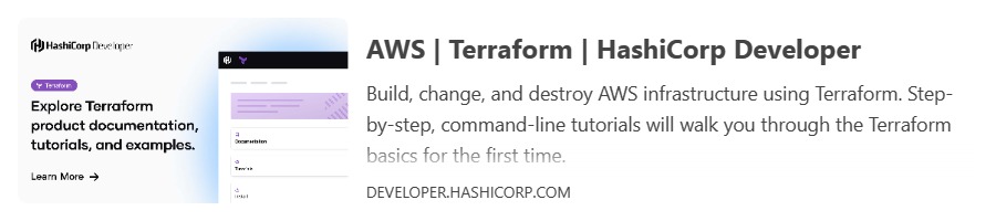 https://developer.hashicorp.com/terraform/tutorials/aws-get-started