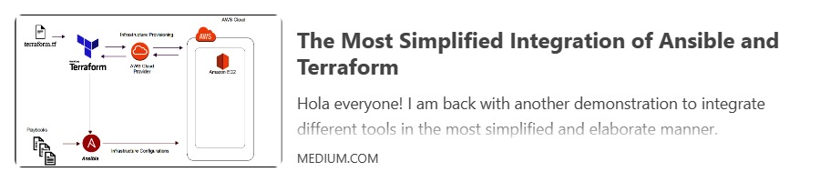 https://medium.com/geekculture/the-most-simplified-integration-of-ansible-and-terraform-49f130b9fc8