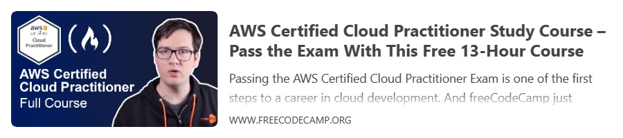 https://www.freecodecamp.org/news/aws-certified-cloud-practitioner-certification-study-course-pass-the-exam/